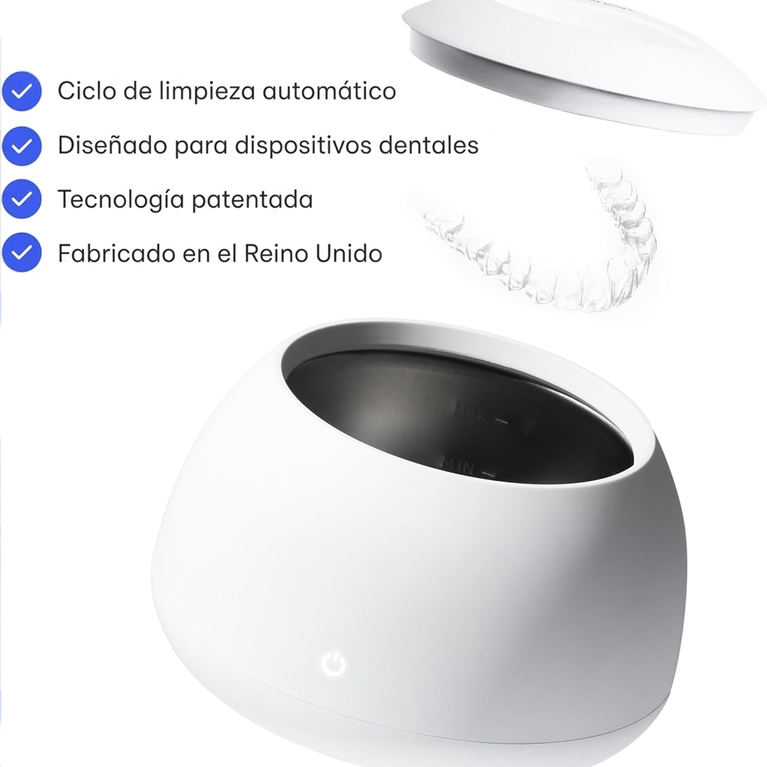 ZIMA Dental Pod ciclo automatico de limpieza tecnologia patentada fabricado en Reino Unido