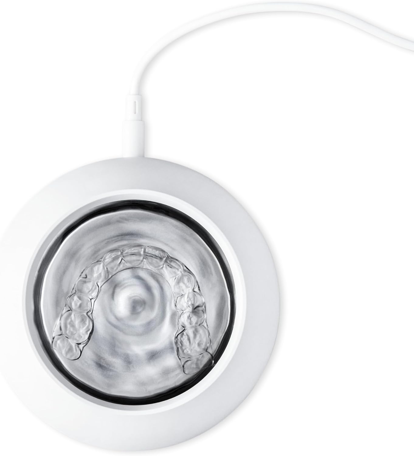 Alineador dental sumergido en ZIMA Dental Pod blanco con tecnologia ultrasonica de 42000 Hz