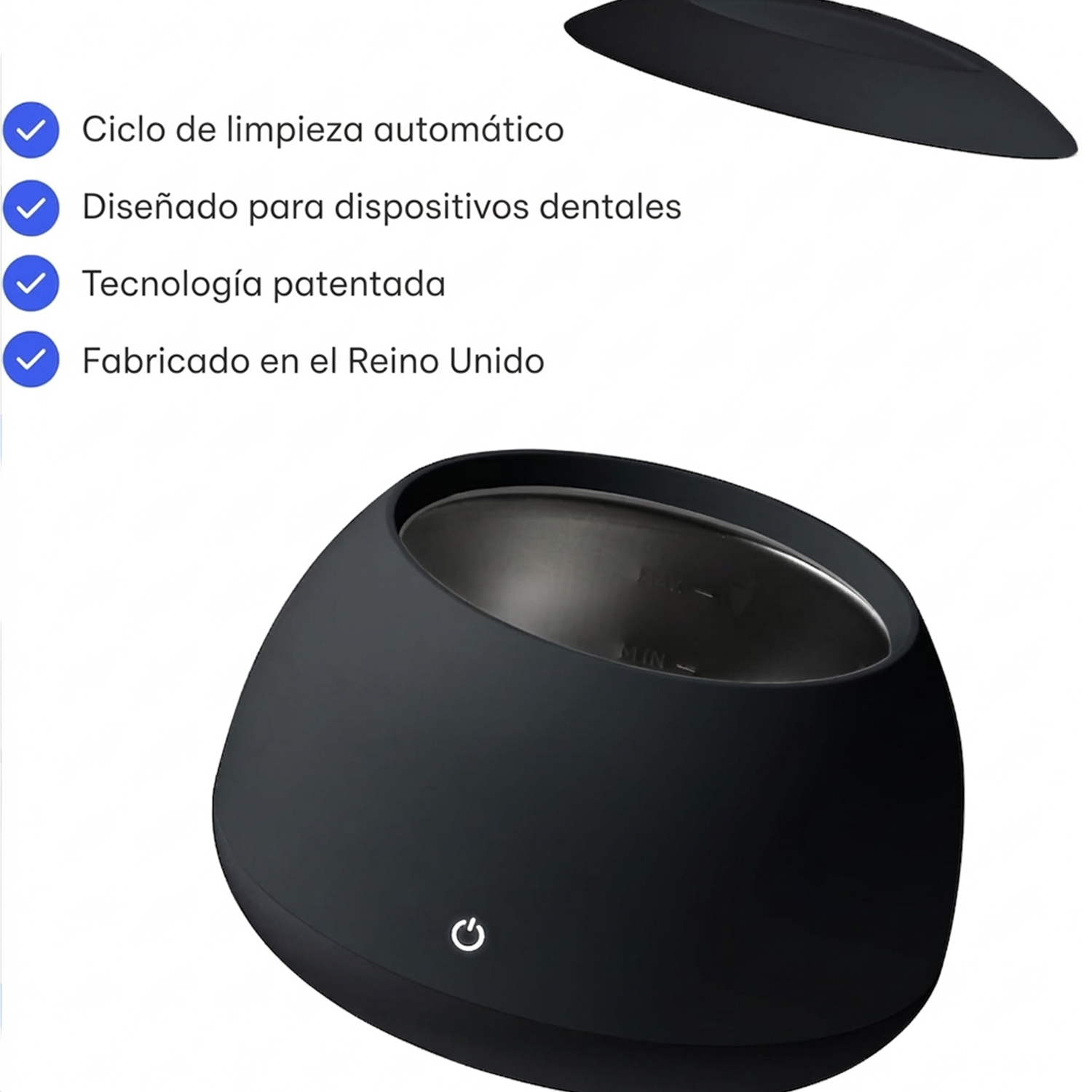ZIMA Dental Pod ciclo automatico de limpieza tecnologia patentada fabricado en Reino Unido