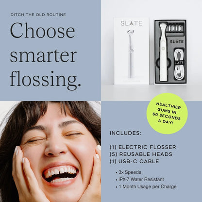 Slate Electric Flosser