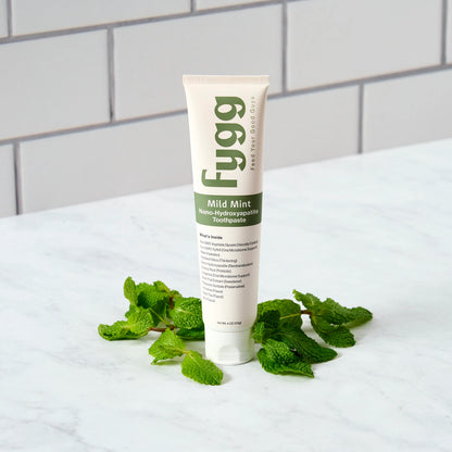 Pasta dental Fygg Wild Mint 113g con nano-hidroxiapatita y prebióticos, sin flúor ni SLS